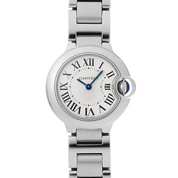 カルティエ バロンブルー  ドゥ カルティエ 28mm W69010Z4 シルバー メンズ 時計 【中古】【wristwatch】
