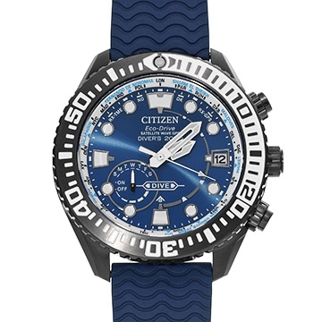 シチズン プロマスター MARINEシリーズ エコ・ドライブ CC5006-06L ブルー メンズ 時計 【中古】【wristwatch】