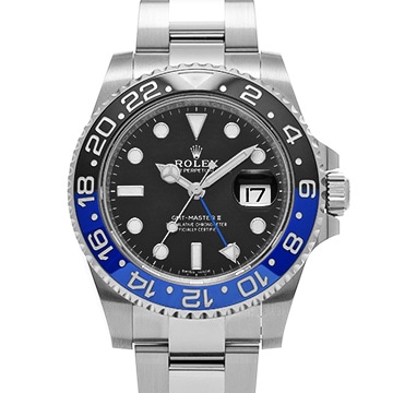 ロレックス GMTマスターII 116710BLNR ブラック メンズ 時計 【中古】【wristwatch】