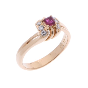 ポーラ ルビーリング ゴールド K18イエローゴールド YG レディース ジュエリー 【中古】【jewelry】