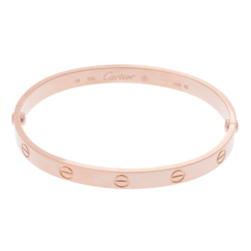 カルティエ ラブブレスレット #18 旧型　PG ゴールド K18ピンクゴールド PG レディース ジュエリー 【中古】【jewelry】