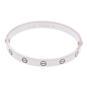 カルティエ ラブブレスレット #16 旧型 シルバー K18ホワイトゴールド WG レディース ジュエリー 【中古】【jewelry】