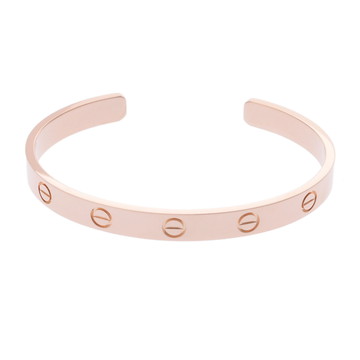 カルティエ ラブオープンブレスレット #17 ゴールド K18ピンクゴールド PG レディース ジュエリー 【中古】【jewelry】