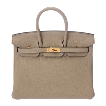 エルメス バーキン 25 トゥルティエールグレー トゴ レディース バッグ 【中古】【bag】