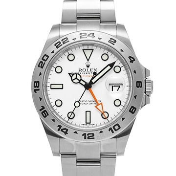 ロレックス エクスプローラーII 216570 ホワイト メンズ 時計 【中古】【wristwatch】