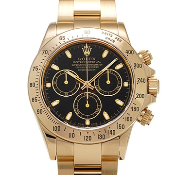 ロレックス コスモグラフ デイトナ 116528 ブラック/ブラック メンズ 時計 【中古】【wristwatch】