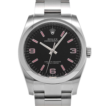 ロレックス オイスターパーペチュアル 36 116000 ブラック メンズ 時計 【中古】【wristwatch】
