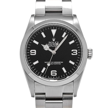 ロレックス エクスプローラー 114270 ブラック メンズ 時計 【中古】【wristwatch】