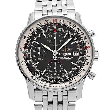 ブライトリング ナビタイマー ヘリテージ A1332412/BF27 ブラック メンズ 時計 【中古】【wristwatch】
