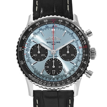 ブライトリング ナビタイマー B01 クロノグラフ 43 AB0139241C2P1 アイスブルー/ブラック メンズ 時計 【中古】【wristwatch】