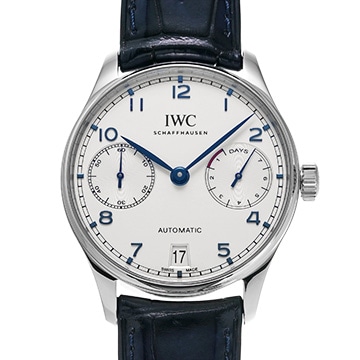 IWC ポルトギーゼ オートマティック 7デイズ IW500705 シルバー メンズ 時計 【中古】【wristwatch】