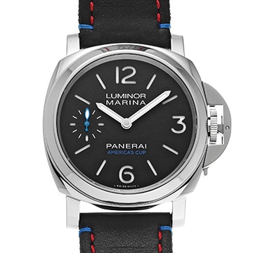 パネライ ルミノールマリーナ オラクルチーム USA 8デイズ アッチャイオ PAM00724 ブラック メンズ 時計 【中古】【wristwatch】