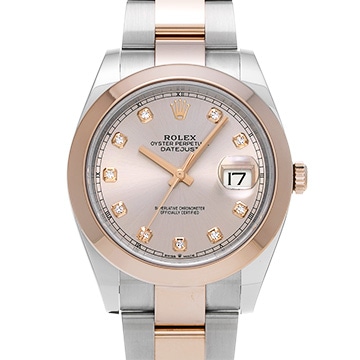 ロレックス デイトジャスト 41 126301G サンダスト/ダイヤモンド メンズ 時計 【中古】【wristwatch】