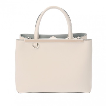 フェンディ プチ トゥージュール ホワイト 8BH253.8WL.188.8262 レザー レディース バッグ 【中古】【bag】