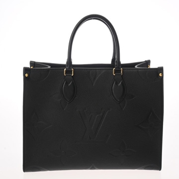 ルイ ヴィトン モノグラムアンプラント オンザゴー MM 2WAYトート ノワール M45595 レザー ユニセックス バッグ 【中古】【bag】