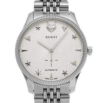 グッチ Gタイムレス 126.3 シルバー ユニセックス 時計 【中古】【wristwatch】