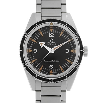 オメガ シーマスター 300 マスタークロノメーター 1957 トリロジー 234.10.39.20.01.001 ブラック メンズ 時計 【中古】【wristwatch】