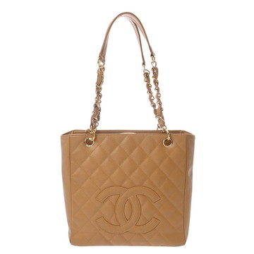 シャネル マトラッセ PST ベージュ A50994 キャビアスキン レディース バッグ 【中古】【bag】