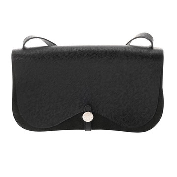 エルメス サック コロラドMM ブラック ヴァッシュリエジェ/トワルシェブロン レディース バッグ 【中古】【bag】