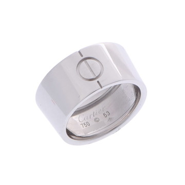 カルティエ ハイラブリング #53 シルバー K18ホワイトゴールド WG レディース ジュエリー 【中古】【jewelry】
