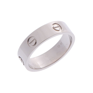 カルティエ ラブリング #61 シルバー K18ホワイトゴールド WG レディース ジュエリー 【中古】【jewelry】