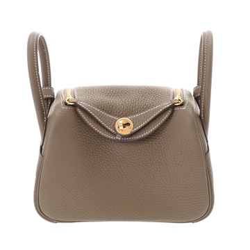 エルメス リンディ ミニ 2 エトゥープ トリヨンクレマンス レディース バッグ 【新品】【bag】
