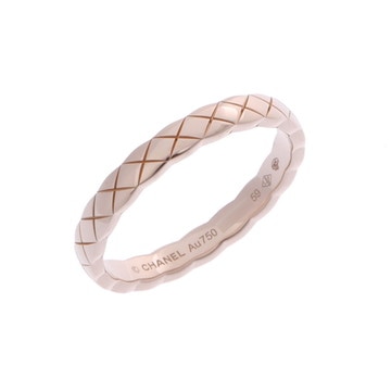 シャネル ココクラッシュリング #59 ゴールド J11785 K18ピンクゴールド PG レディース ジュエリー 【中古】【jewelry】