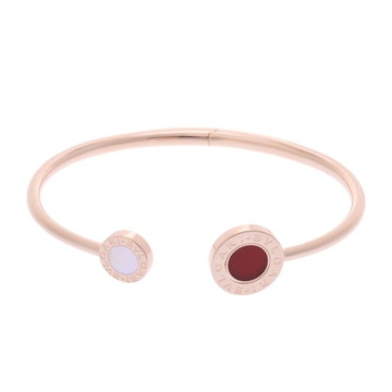 ブルガリ ブルガリブルガリバングル #M ゴールド K18ピンクゴールド PG レディース ジュエリー 【中古】【jewelry】