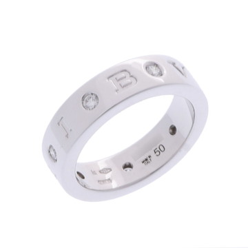 ブルガリ ローマンソルベ リング #50 シルバー K18ホワイトゴールド WG レディース ジュエリー 【中古】【jewelry】