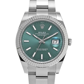 ロレックス デイトジャスト 41 126334 ミントグリーン メンズ 時計 【新品】【wristwatch】