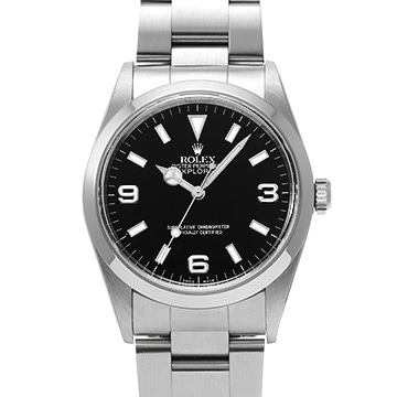 ロレックス エクスプローラー 14270 ブラック メンズ 時計 【中古】【wristwatch】