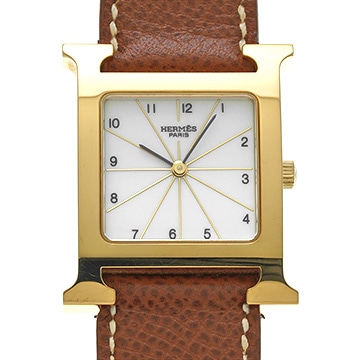 エルメス Hウォッチ HH1.501 ホワイト メンズ 時計 【中古】【wristwatch】