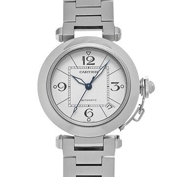 カルティエ パシャC W31074M7 ホワイト ユニセックス 時計 【中古】【wristwatch】