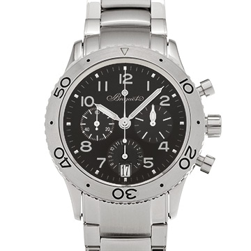 ブレゲ タイプXX トランスアトランティック 3820ST/H2/SW9 ブラック メンズ 時計 【中古】【wristwatch】