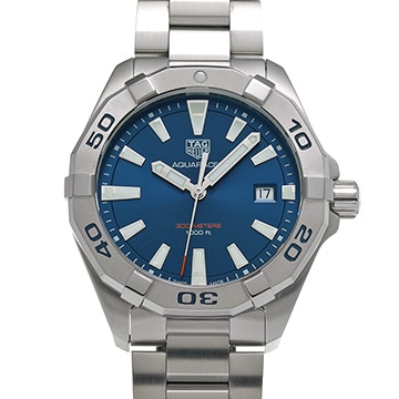 タグ ホイヤー アクアレーサー クォーツ WBD1112.BA0928 ブルー メンズ 時計 【中古】【wristwatch】