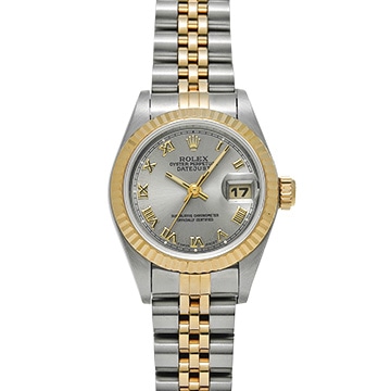 ロレックス デイトジャスト 69173 グレー レディース 時計 【中古】【wristwatch】