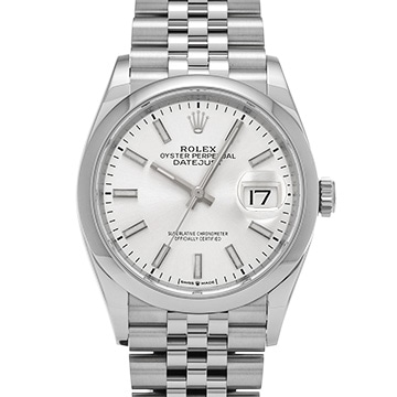 ロレックス デイトジャスト 36 126200 シルバー メンズ 時計 【中古】【wristwatch】
