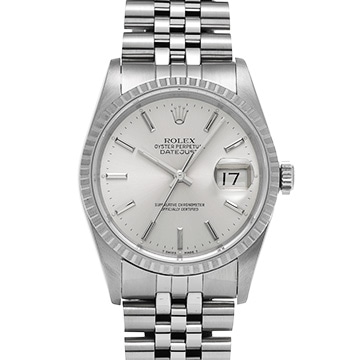 ロレックス デイトジャスト 16220 シルバー メンズ 時計 【中古】【wristwatch】
