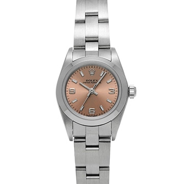 ロレックス オイスターパーペチュアル 76080 ピンク レディース 時計 【中古】【wristwatch】