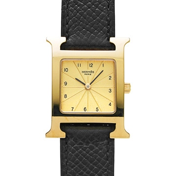 エルメス Hウォッチ HH1.201 シャンパン レディース 時計 【中古】【wristwatch】