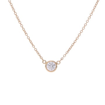 ティファニー バイザヤード ネックレス ゴールド K18イエローゴールド YG レディース ジュエリー 【中古】【jewelry】