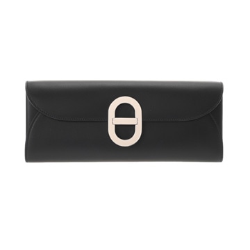 エルメス シェーヌダンクル トゥーゴー ブラック タデラクト レディース 財布 【未使用】【purse】