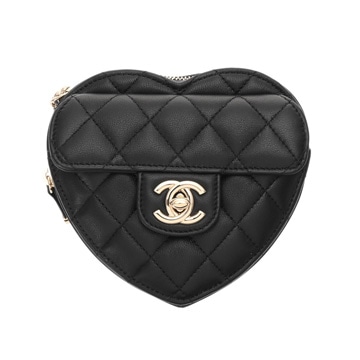 シャネル マトラッセ チェーンクラッチ ブラック AP2784 ラムスキン レディース バッグ 【中古】【bag】