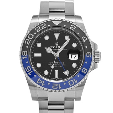ロレックス GMTマスターII 116710BLNR ブラック メンズ 時計 【中古】【wristwatch】