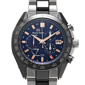 グランドセイコー スポーツコレクション スプリングドライブ クロノグラフ GMT SBGC219 GSブルー メンズ 時計 【中古】【wristwatch】