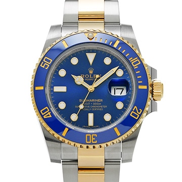 ロレックス サブマリーナ デイト 116613LB ブルー メンズ 時計 【中古】【wristwatch】