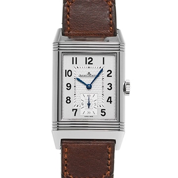 ジャガー ルクルト レベルソ クラシック ラージ スモールセコンド Q3858522 シルバーグレー メンズ 時計 【中古】【wristwatch】