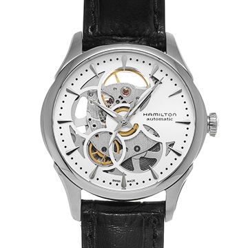 ハミルトン ジャズマスター スケルトン レディーオート H32405811 ホワイト レディース 時計 【中古】【wristwatch】