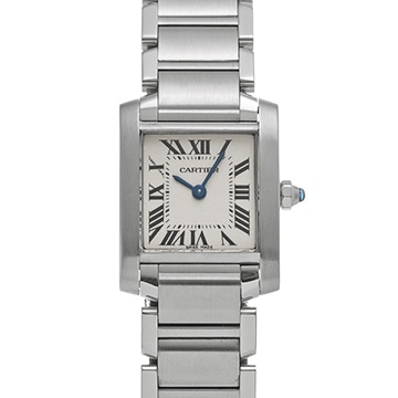 カルティエ タンクフランセーズ SM　 W51008Q3 シルバー レディース 時計 【中古】【wristwatch】