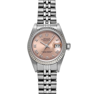 ロレックス デイトジャスト 79174 ピンク レディース 時計 【中古】【wristwatch】
